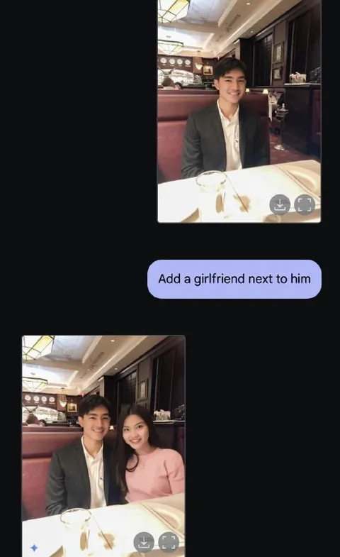 Add a Girlfriend Next to Him