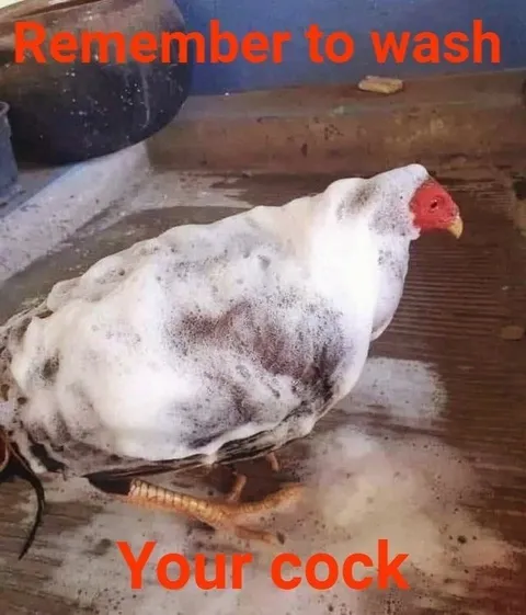 Remember to Wash Your Cock