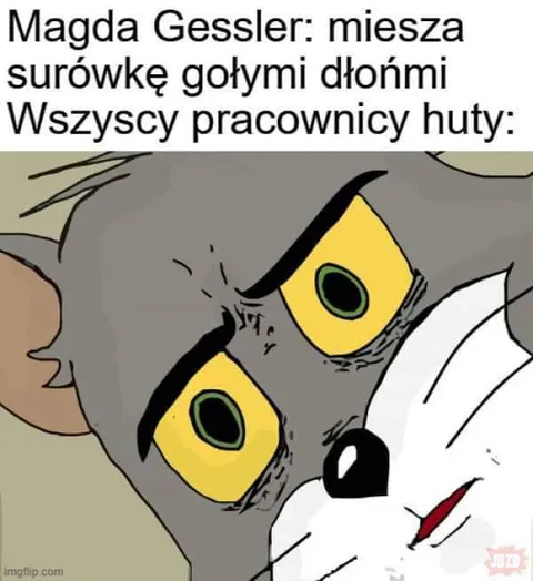 Pracownicy huty po surówce