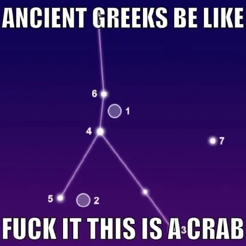 Ancient Greeks Be Like Crab