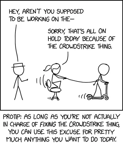 CrowdStrike Excuse for Anything