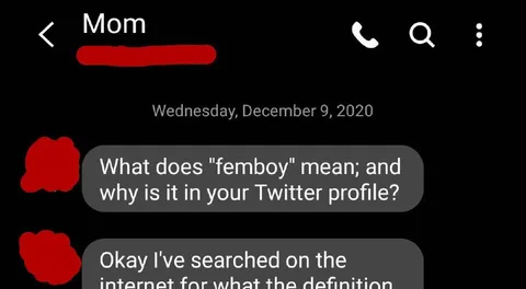 Mom Asks About Femboy