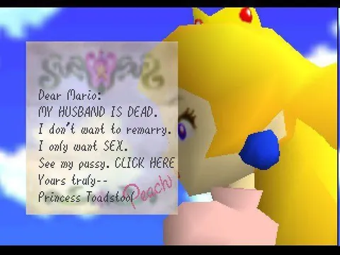 Princess Peach Wants Sex