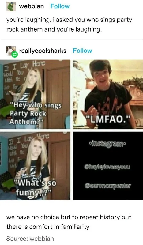 Party Rock Anthem Joke