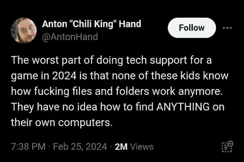 Kids Can't Find Computer Files