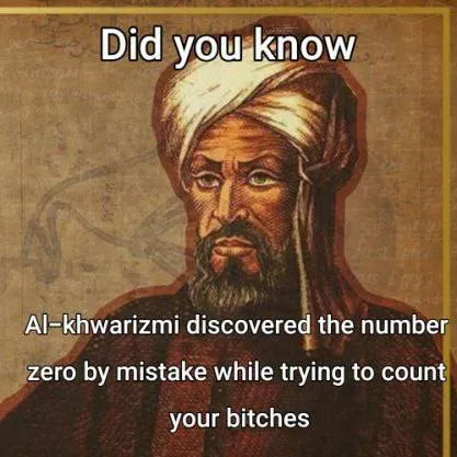 Al-Khwarizmi Counting Zero