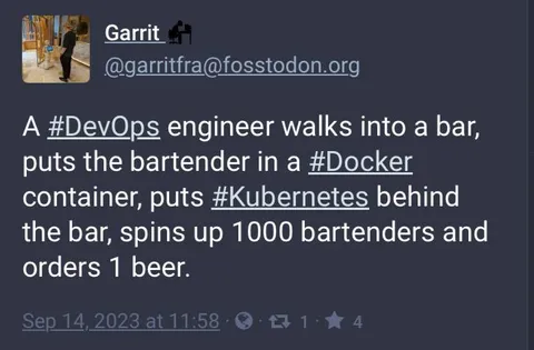 DevOps Engineer Orders One Beer