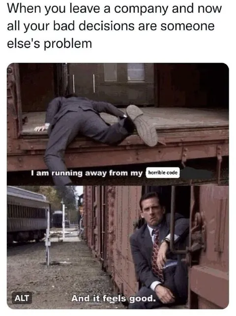 Running Away From Bad Code