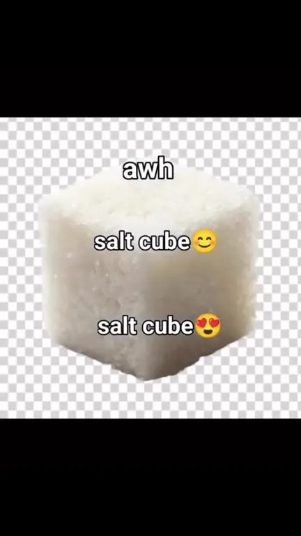 Adorable Salt Cube