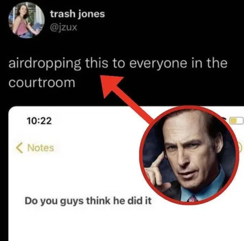 Airdropping This to the Courtroom
