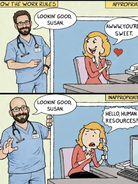 Looking Good Susan Workplace Rules