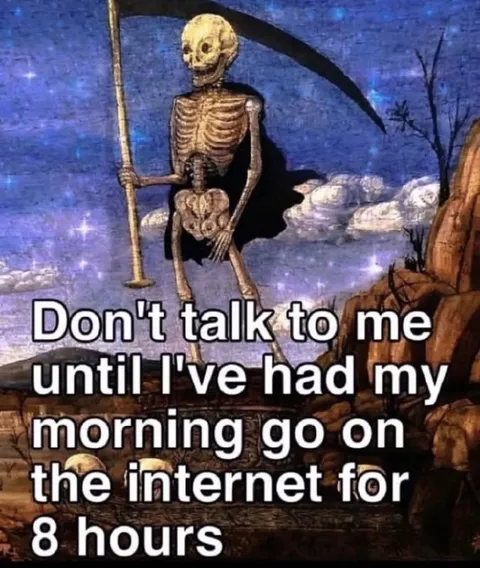 Eight Hours Online Before Talking