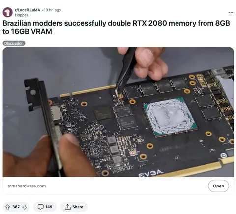 Brazilian Modders Double VRAM