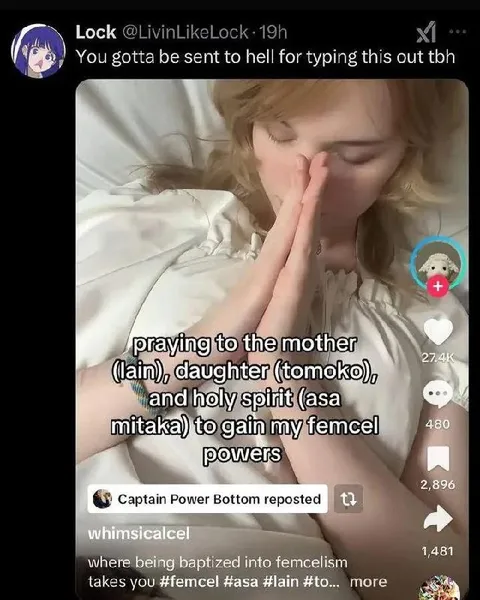 Praying for Femcel Powers