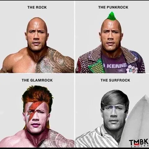Dwayne Johnson Rock Variations