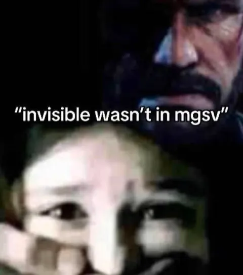 Invisible Wasn't in MGSV