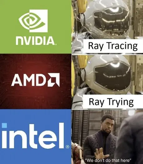 NVIDIA Ray Tracing vs AMD Ray Trying