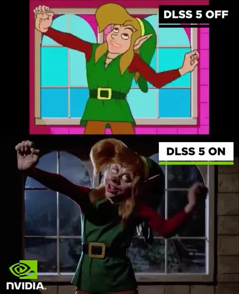 DLSS 5 Zelda Transformation