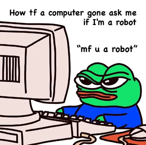 Robot Captcha Pepe