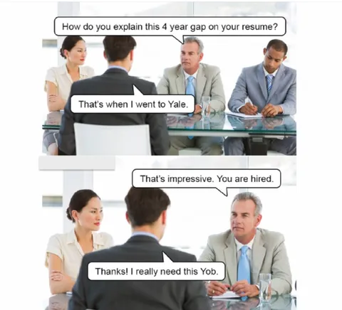 Explaining a Four-Year Resume Gap