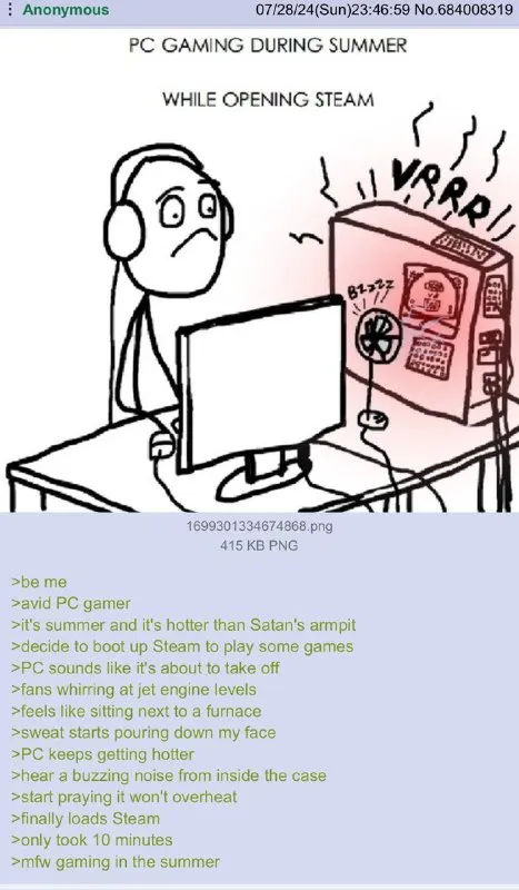 PC Gaming During Summer