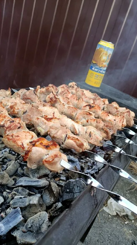 Шашлык и холодное пиво