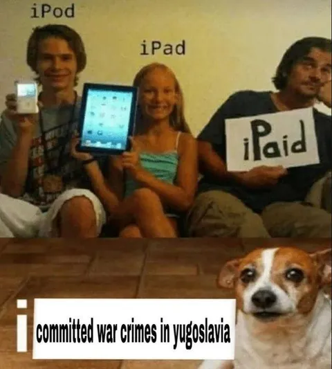 iPod iPad iPaid War Crimes