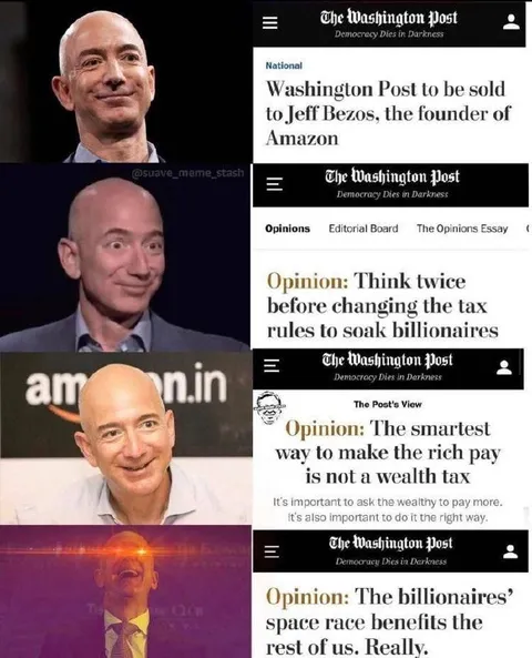 Jeff Bezos Washington Post Headlines