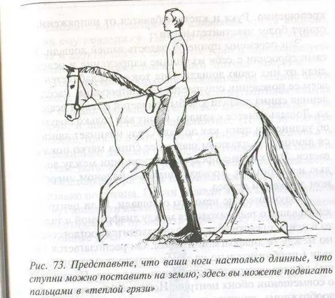 Всадник с ногами до колен