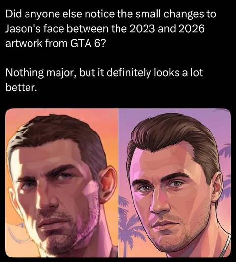 Jason GTA 6 Face Changes