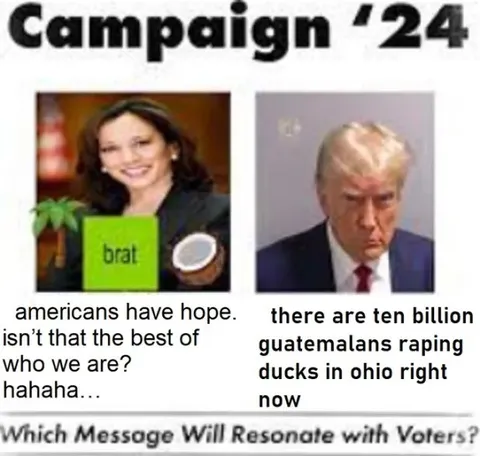 Kamala Hope Versus Trump Chaos