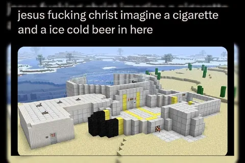 Cold Beer in Minecraft