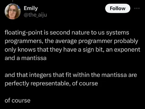 Floating-Point Integers Are Perfectly Representable