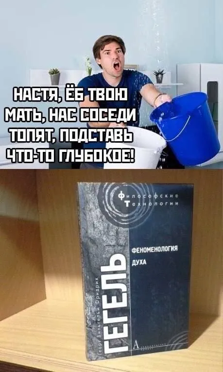 Соседи топят, подставь Гегеля