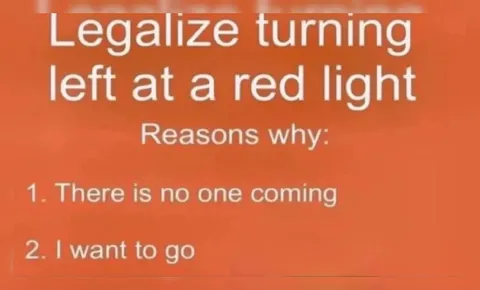 Why I Turn Left on Red
