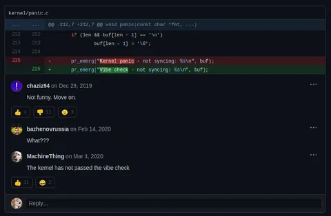 Kernel Vibe Check Failed