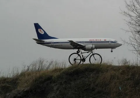 Самолёт на велосипеде