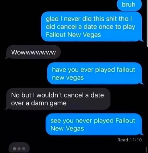 Canceling a Date for Fallout