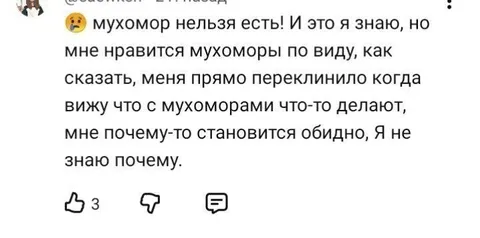 Обидно за мухоморы