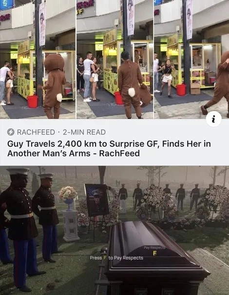 Surprise Girlfriend at Her Funeral