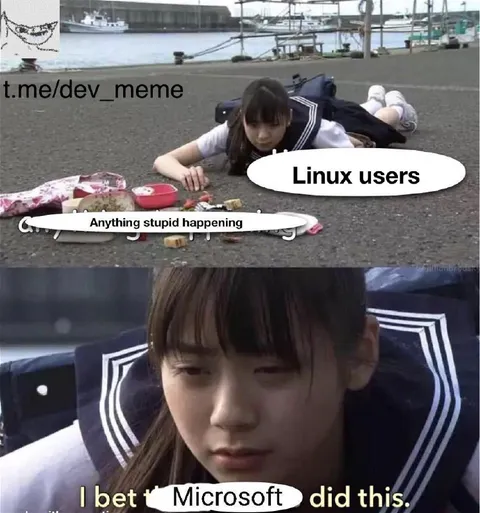 Linux Users Blame Microsoft