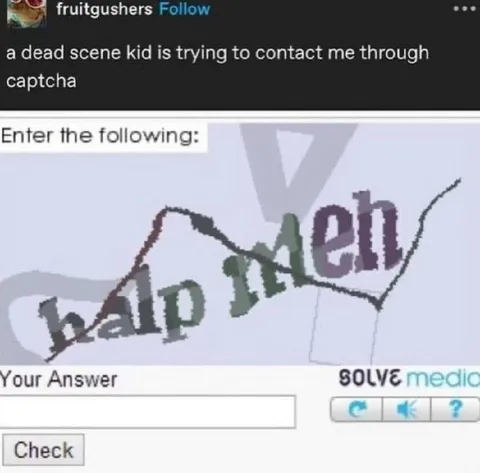 Dead Scene Kid Captcha