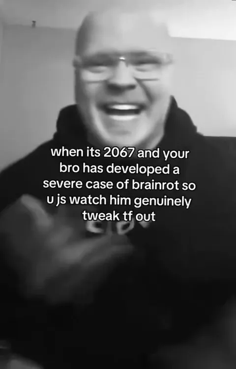 Bro watches brainrot in 2067