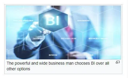 Business Man Chooses BI