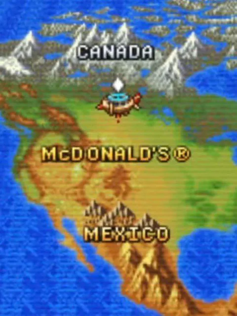 McDonald's Between Canada and Mexico