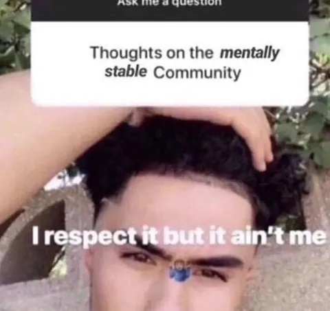 I Respect It But It Ain’t Me