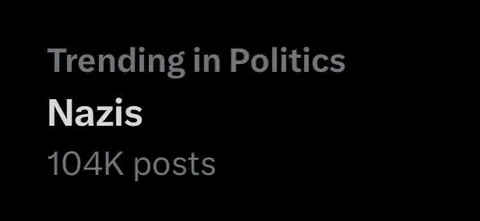 Nazis Trending in Politics
