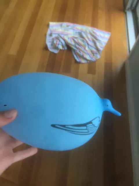 Синий кит с улыбкой
