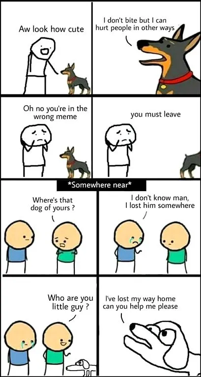 You Must Leave the Wrong Meme