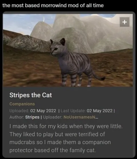 The Most Based Morrowind Mod